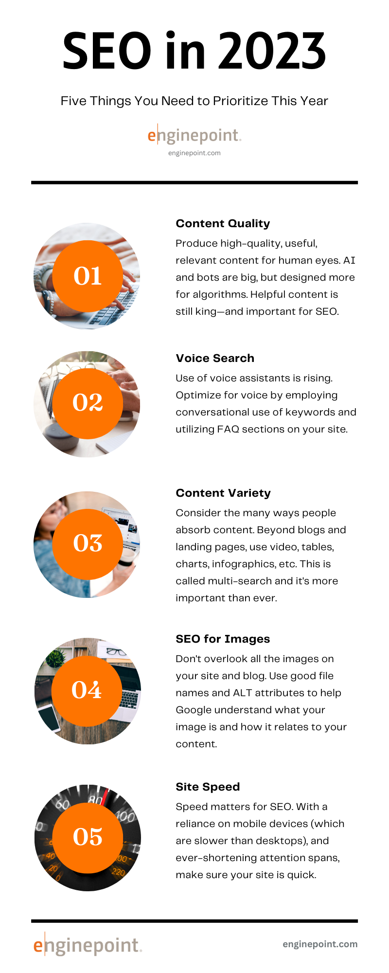 SEO for 2023. Five Priorities to Succeed This Year.